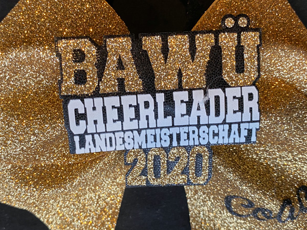 Cheerleader Hairbow Topper